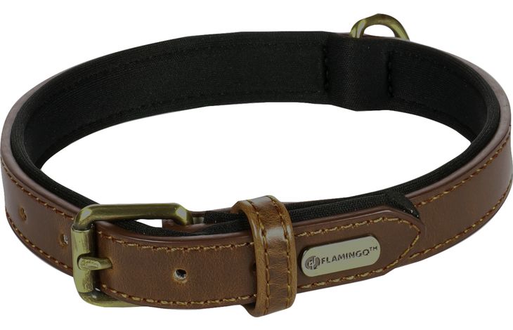 Flamingo Collare Con neoprene Lyabo Marrone