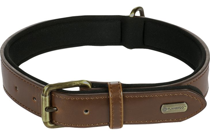 Flamingo Collare Con neoprene Lyabo Marrone