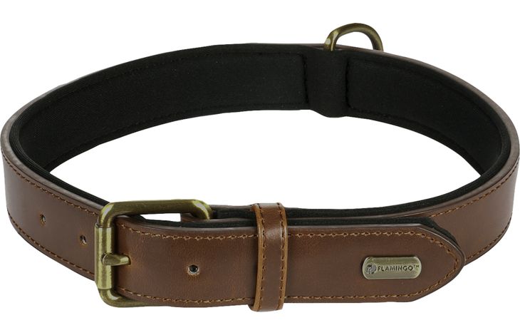 Flamingo Collare Con neoprene Lyabo Marrone