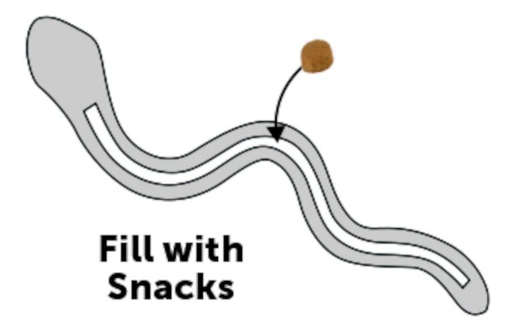 Flamingo Toy Sneaky Snake Blue