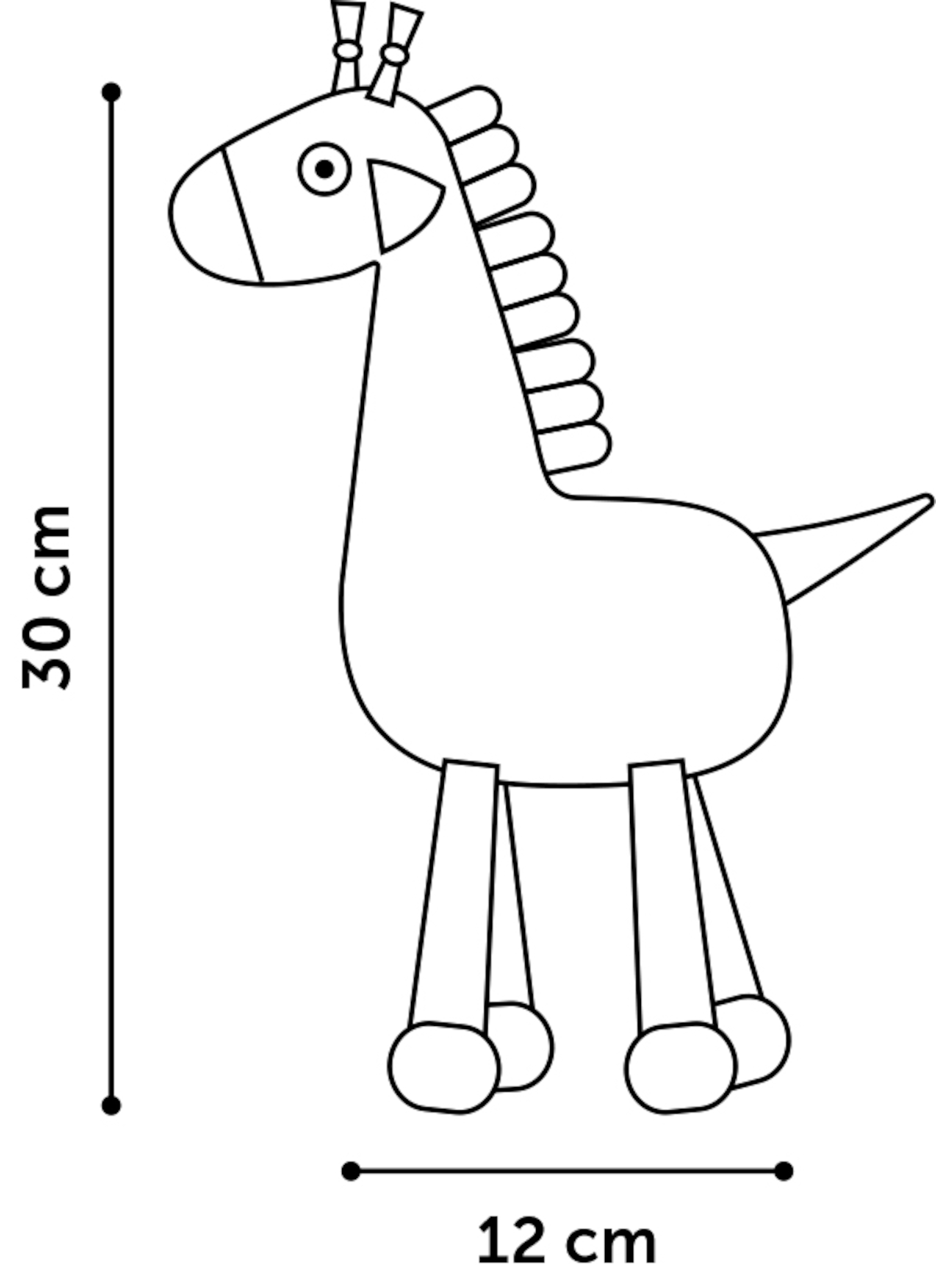 Flamingo Giocattolo Cheery Giraffa Mix