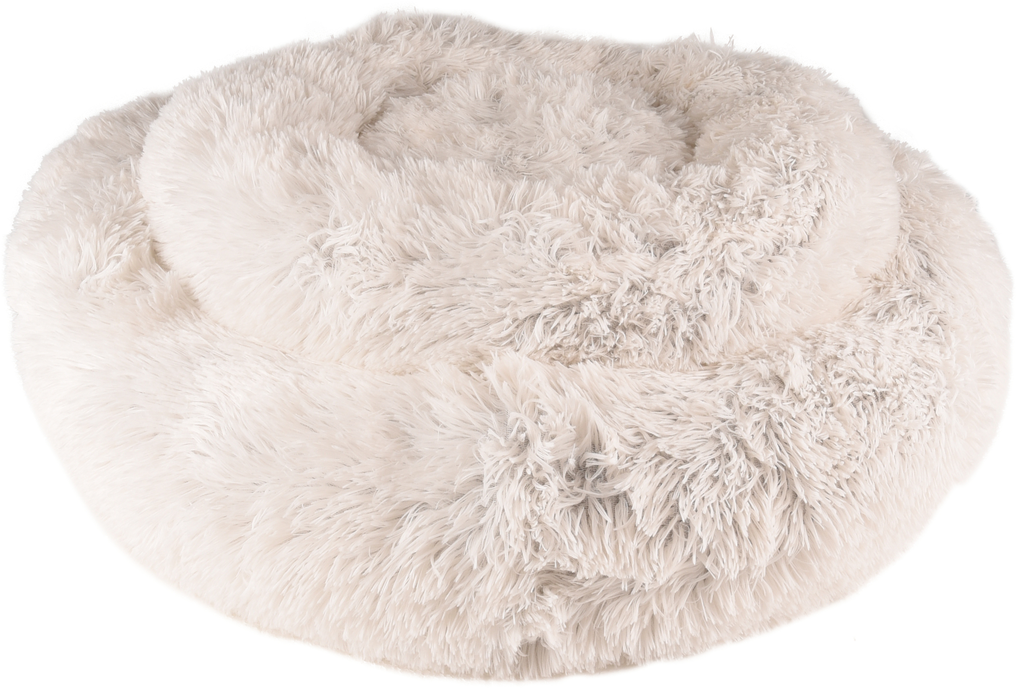 Flamingo Mand Krems Rond Wit