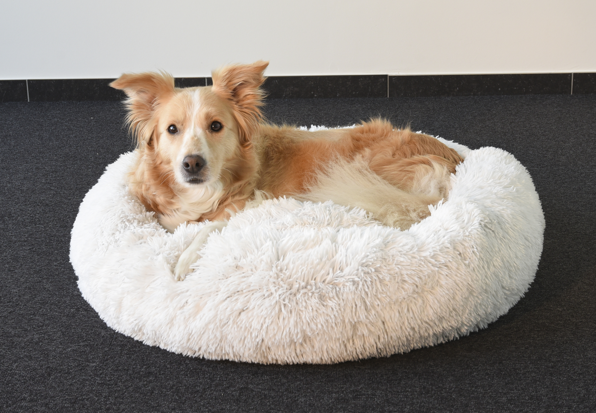 Flamingo Basket Krems Round White