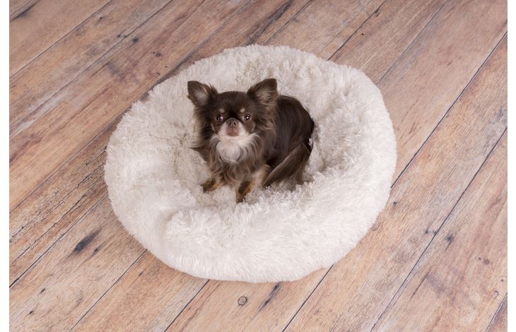 Flamingo Basket Krems Round White