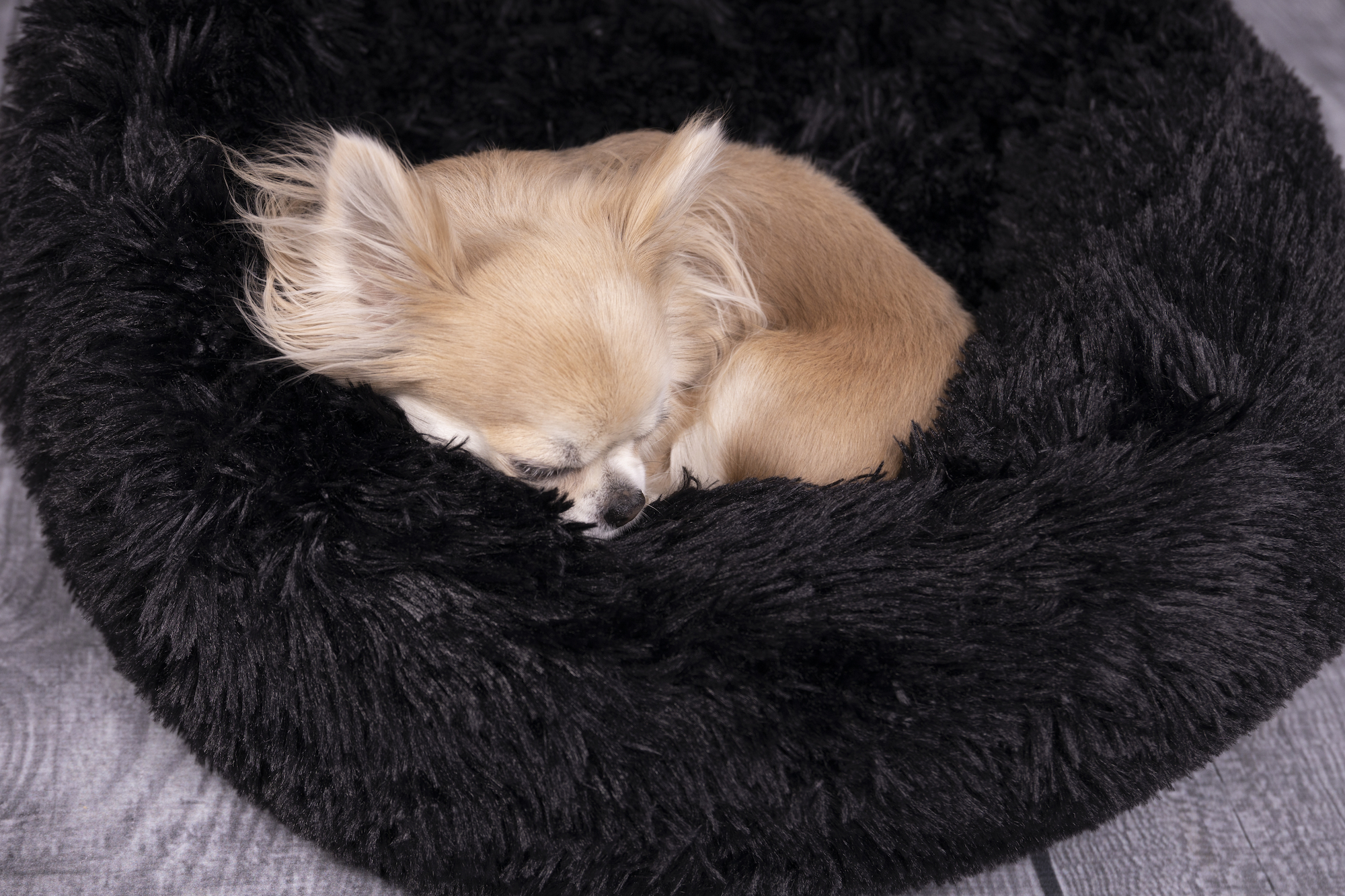 Flamingo Basket Krems Round Black