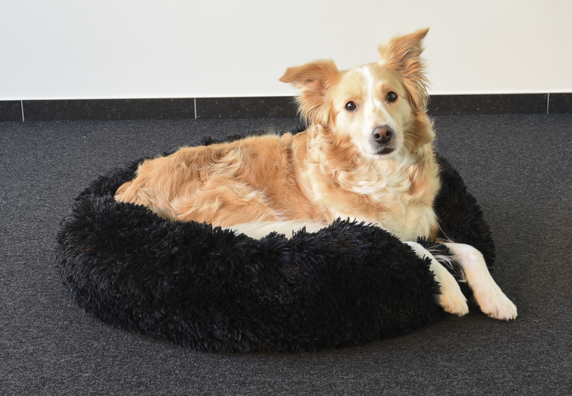 Flamingo Basket Krems Round Black