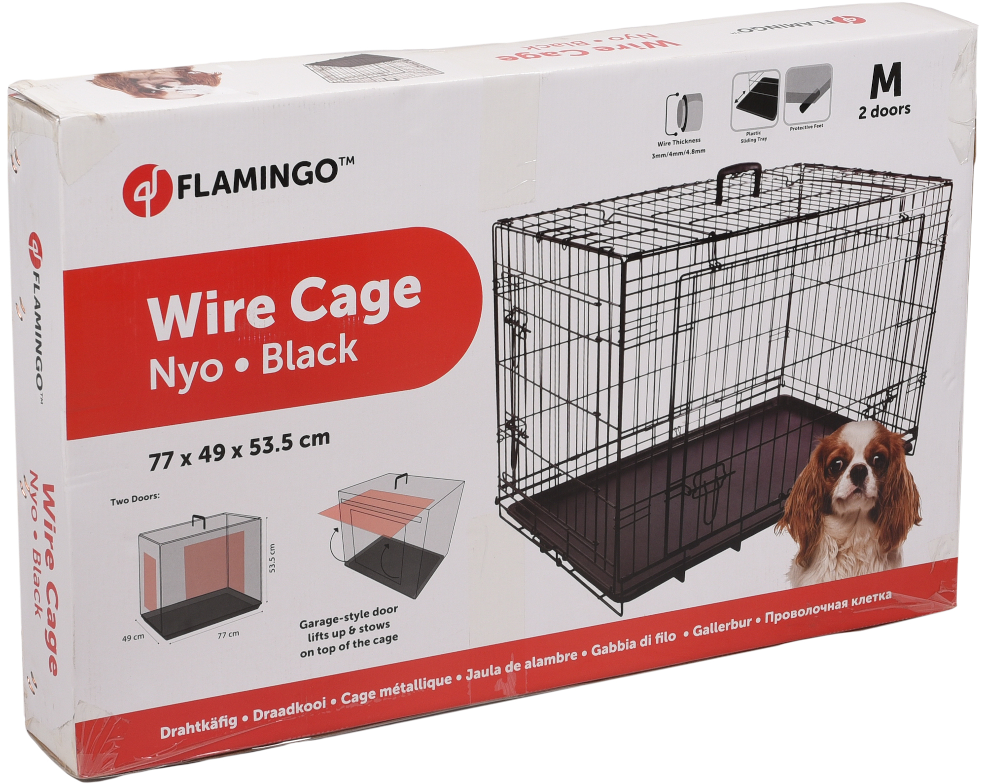 Flamingo Wire cage Nyo Black