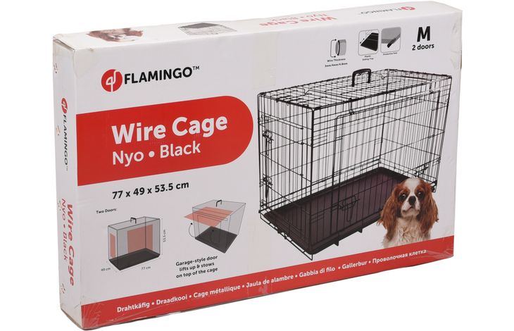 Flamingo Draadkooi Nyo Zwart