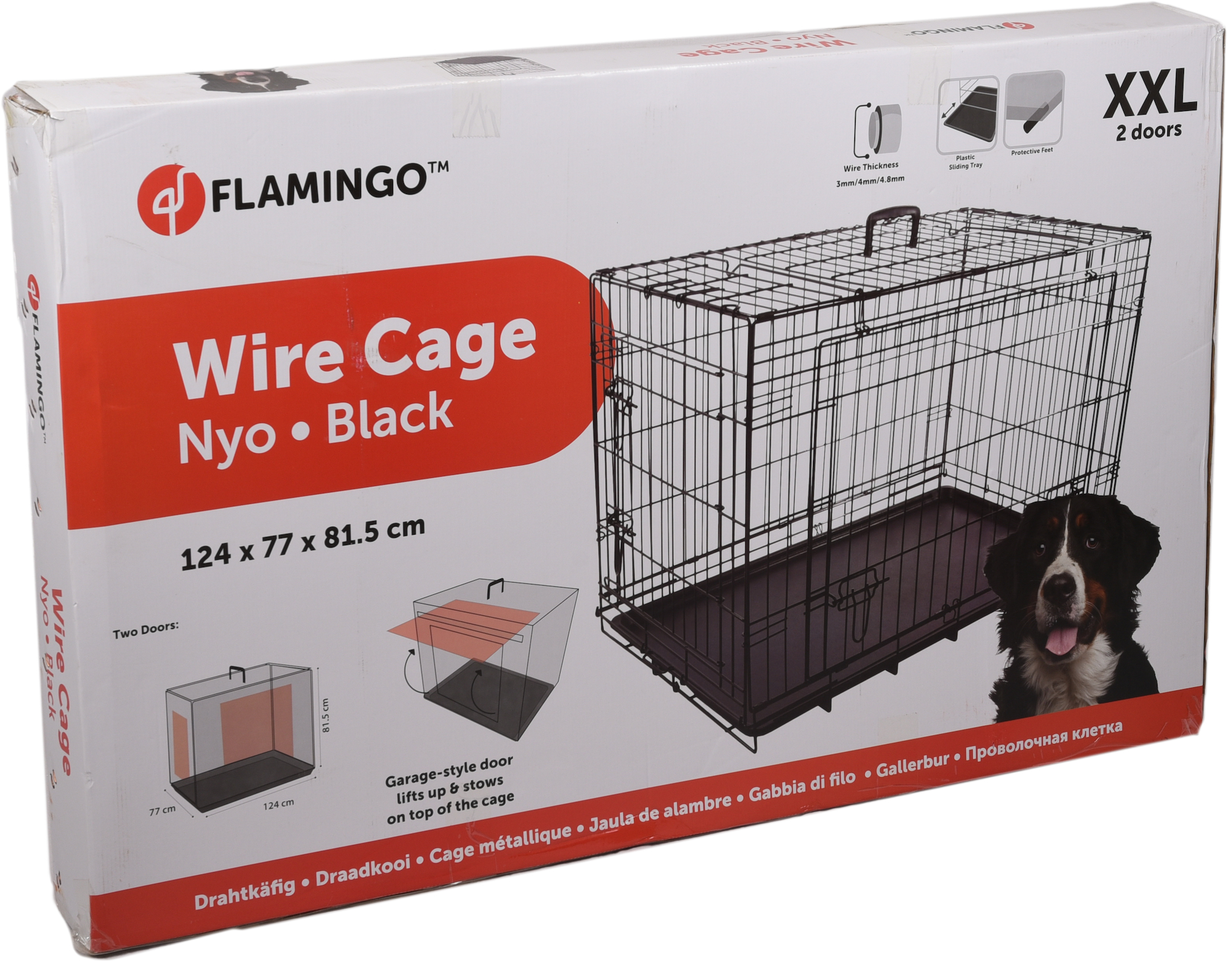 Flamingo Wire cage Nyo Black