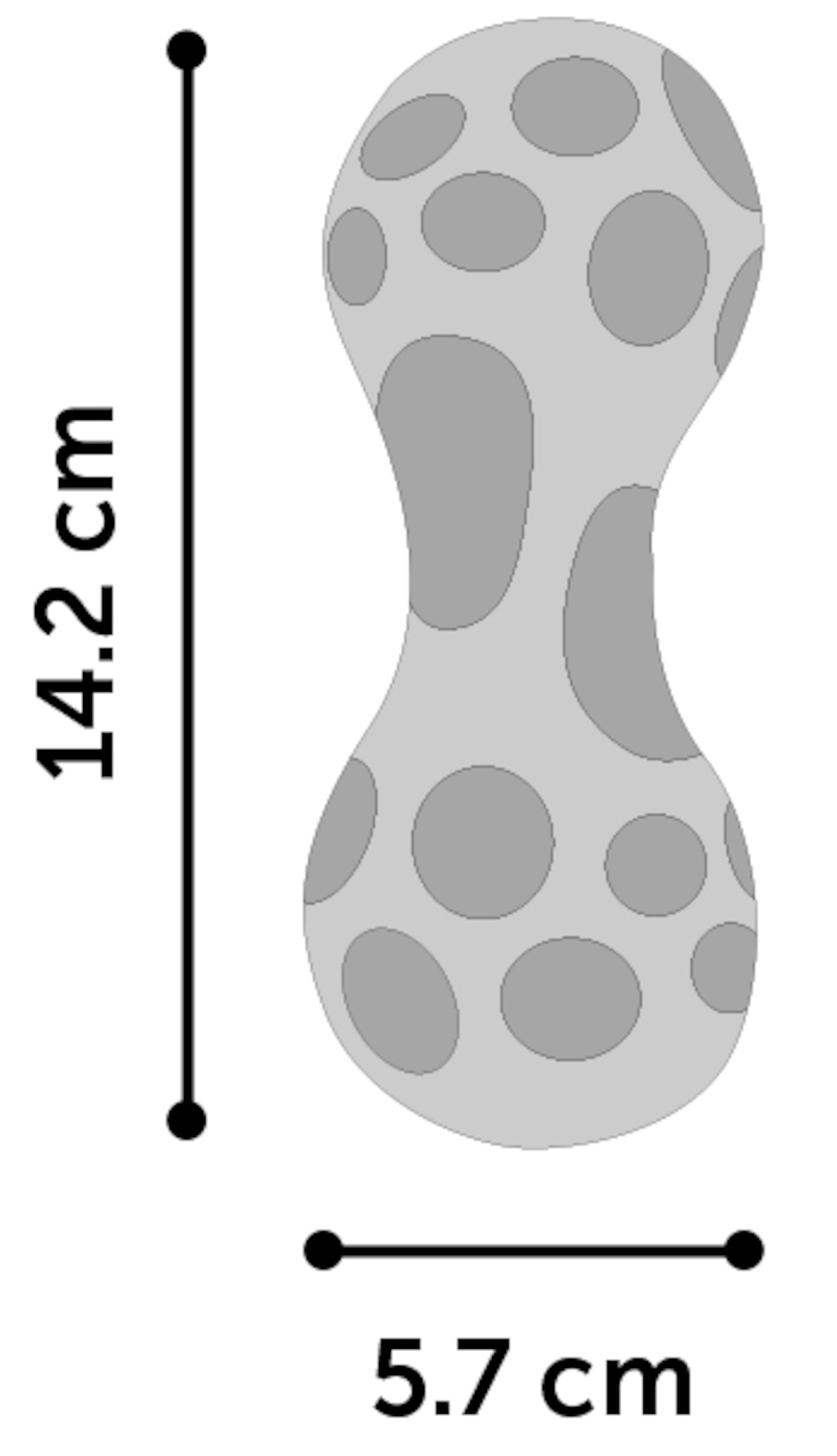 Flamingo Toy Wido Dumbbell Blue