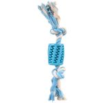 Jouet Lindo Tuyau avec corde Bleu clair & Blanc