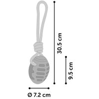 Flamingo Speelgoed Rudo Trektouw & Rugbybal Twist Lichtblauw