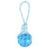Speelgoed Rudo Trektouw Twist met bal Lichtblauw & Wit