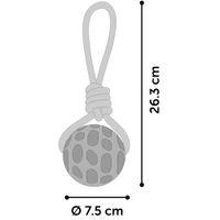 Flamingo Toy Rudo Tug rope Twist with ball Light blue & White