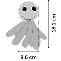 Flamingo Toy Wilco Ball & Octopus Blue