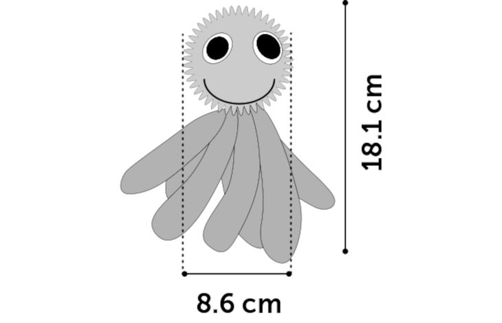 Flamingo Toy Wilco Ball & Octopus Blue