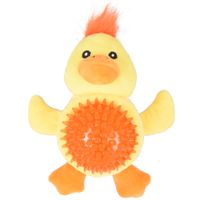 Flamingo Speelgoed Ando Eend met bal Geel