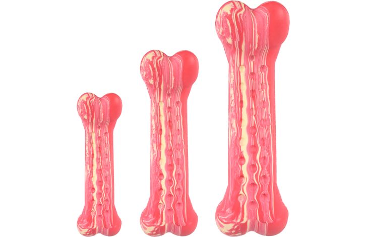 Flamingo Spielzeug Saveo Knochen Rot Beige