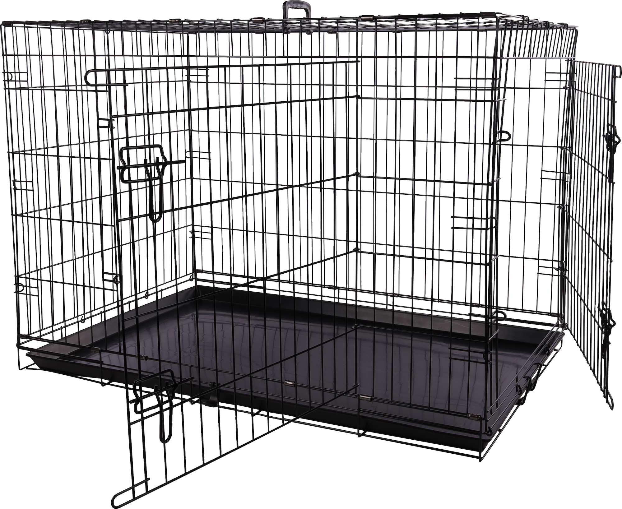 Flamingo Gabbia di filo Mezo Nero