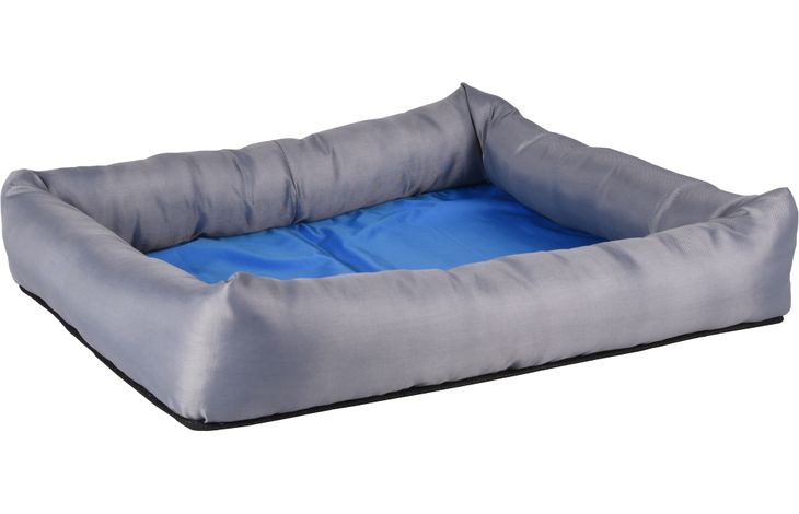 Flamingo Cooling basket Fresk Rectangle Grey & Blue