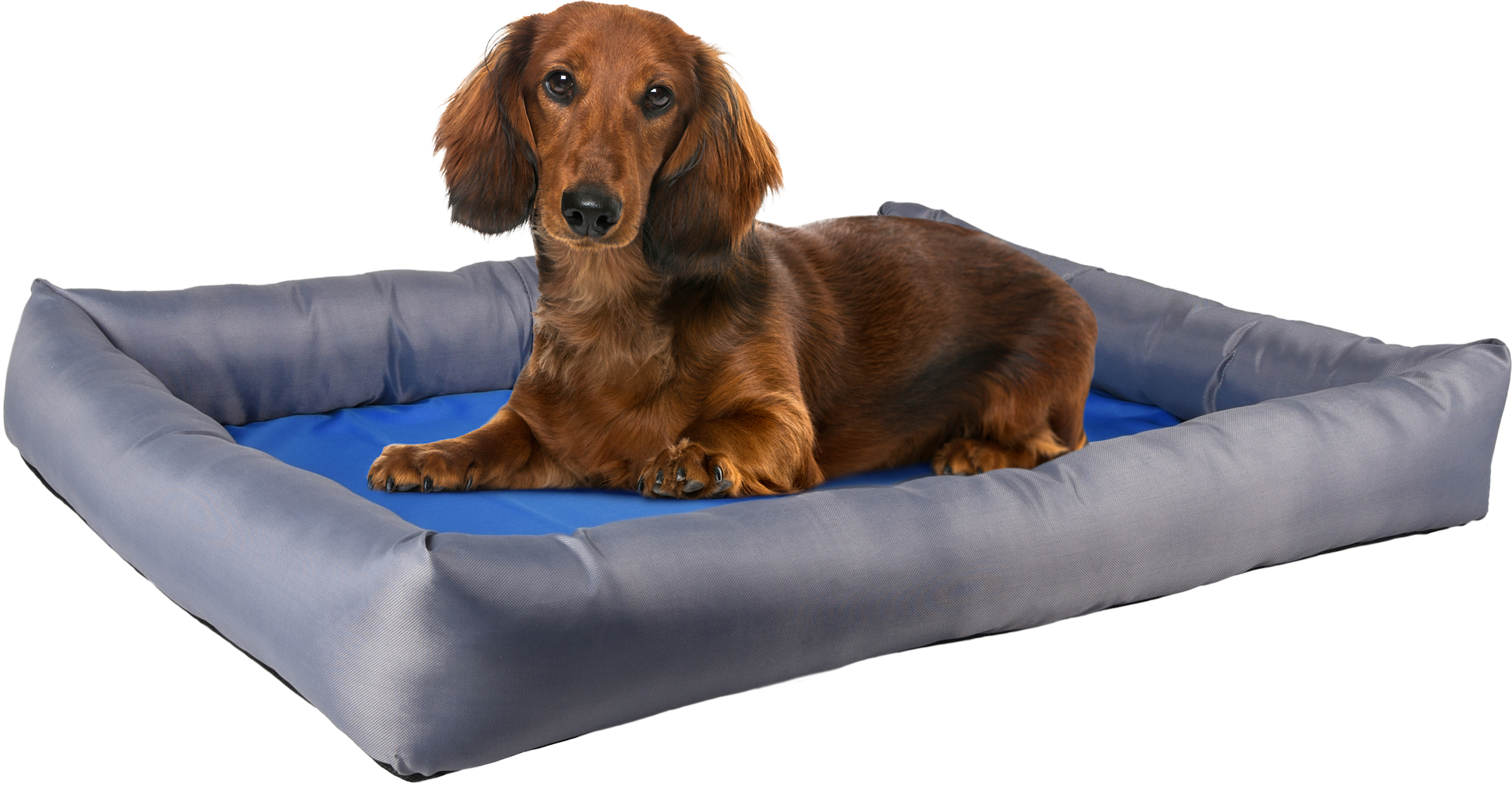 Flamingo Cooling basket Fresk Rectangle Grey & Blue