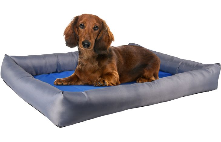 Flamingo Cooling basket Fresk Rectangle Grey & Blue