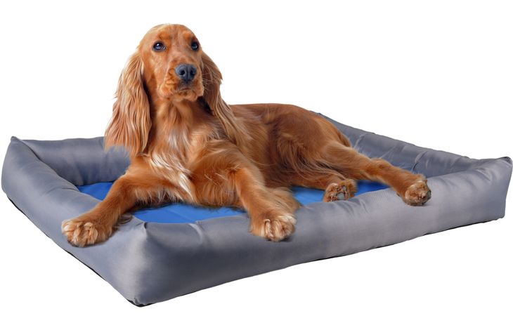 Flamingo Cooling basket Fresk Rectangle Grey & Blue