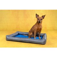 Flamingo Cooling basket Fresk Rectangle Grey & Blue