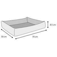 Flamingo Cooling basket Fresk Rectangle Grey & Blue