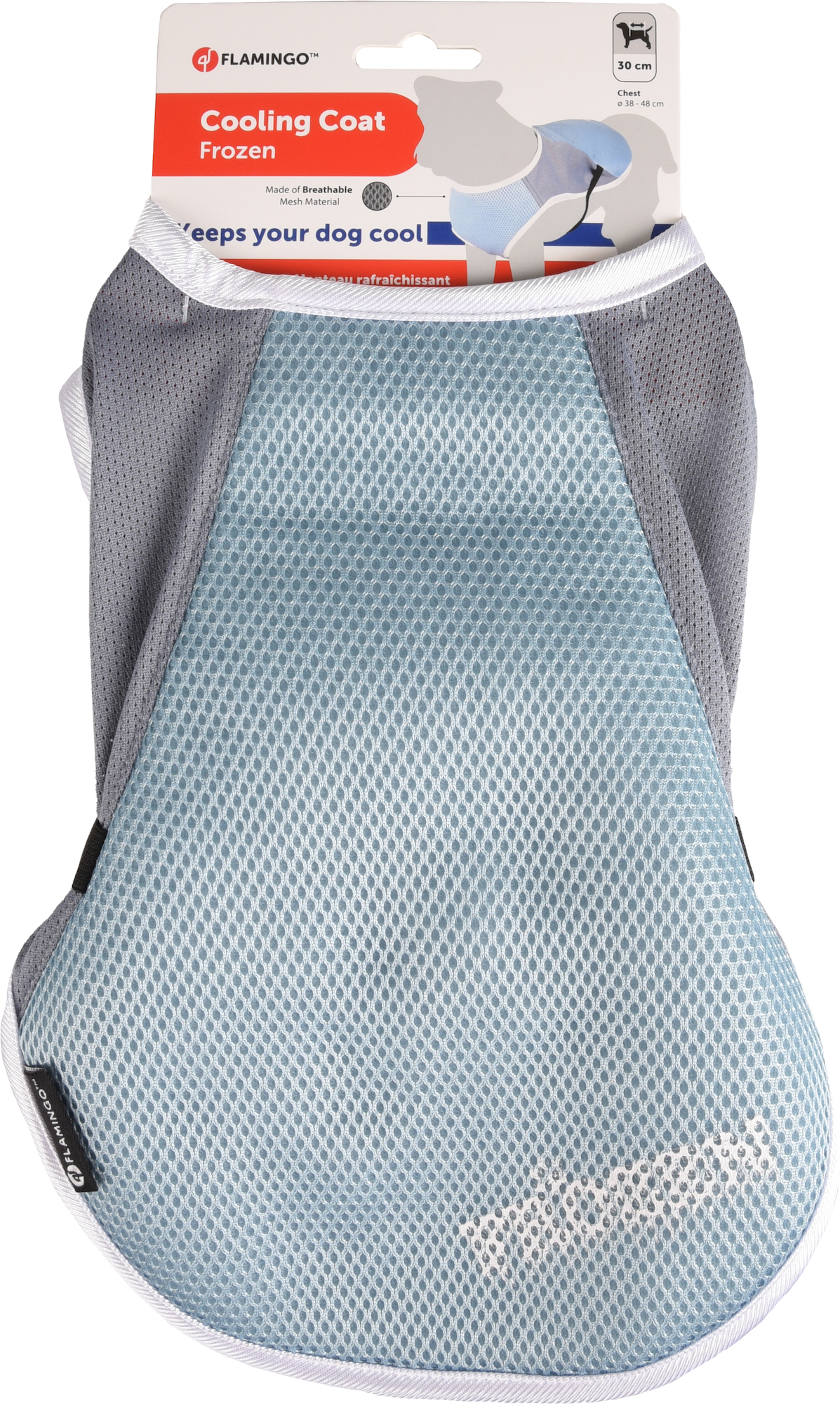 Flamingo Cooling coat Frozen Blue & Grey
