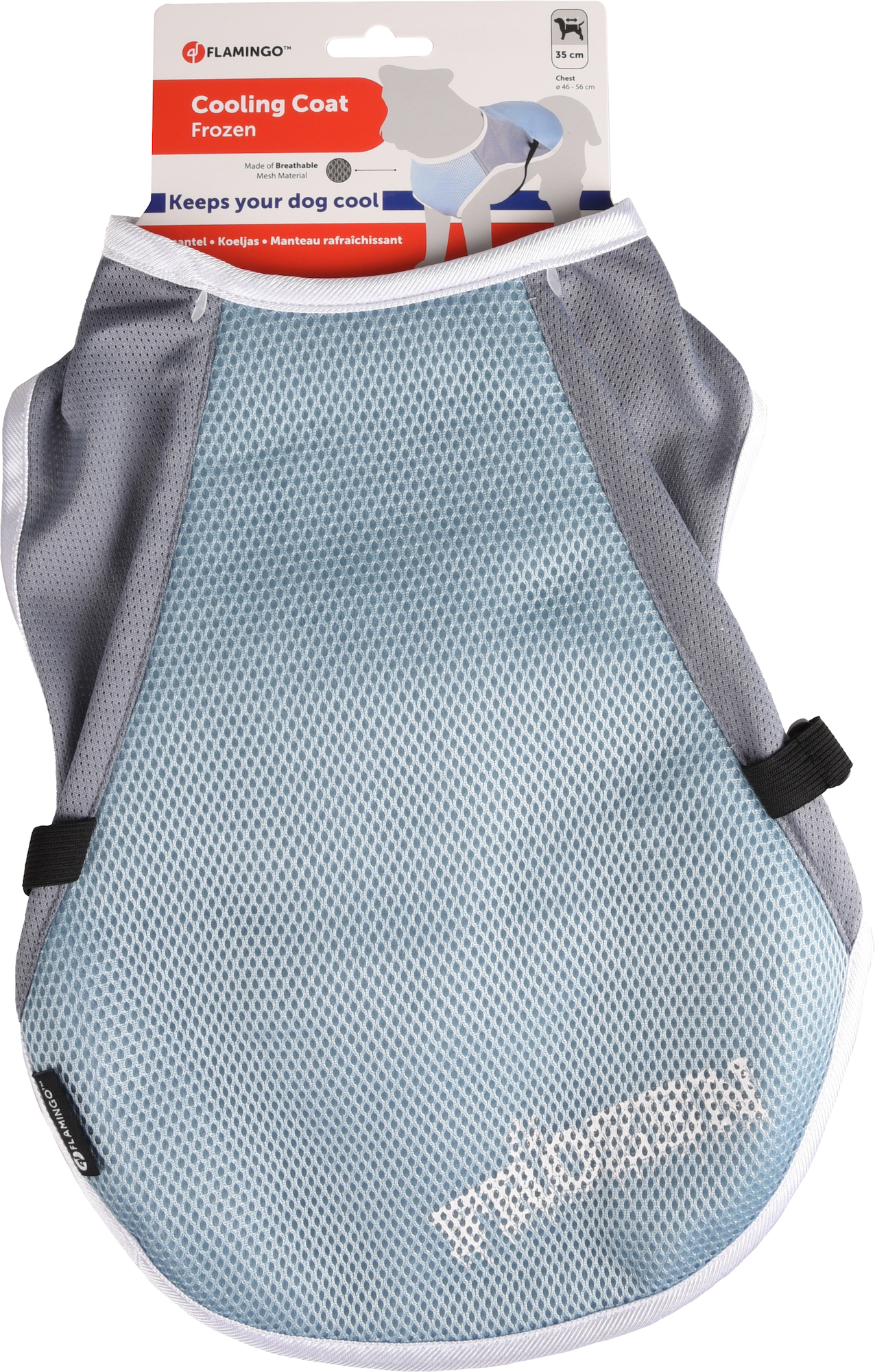 Flamingo Cooling coat Frozen Blue & Grey