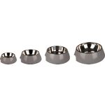 Feeding and drinking bowl Elbe Silver Grey - Stainless steel