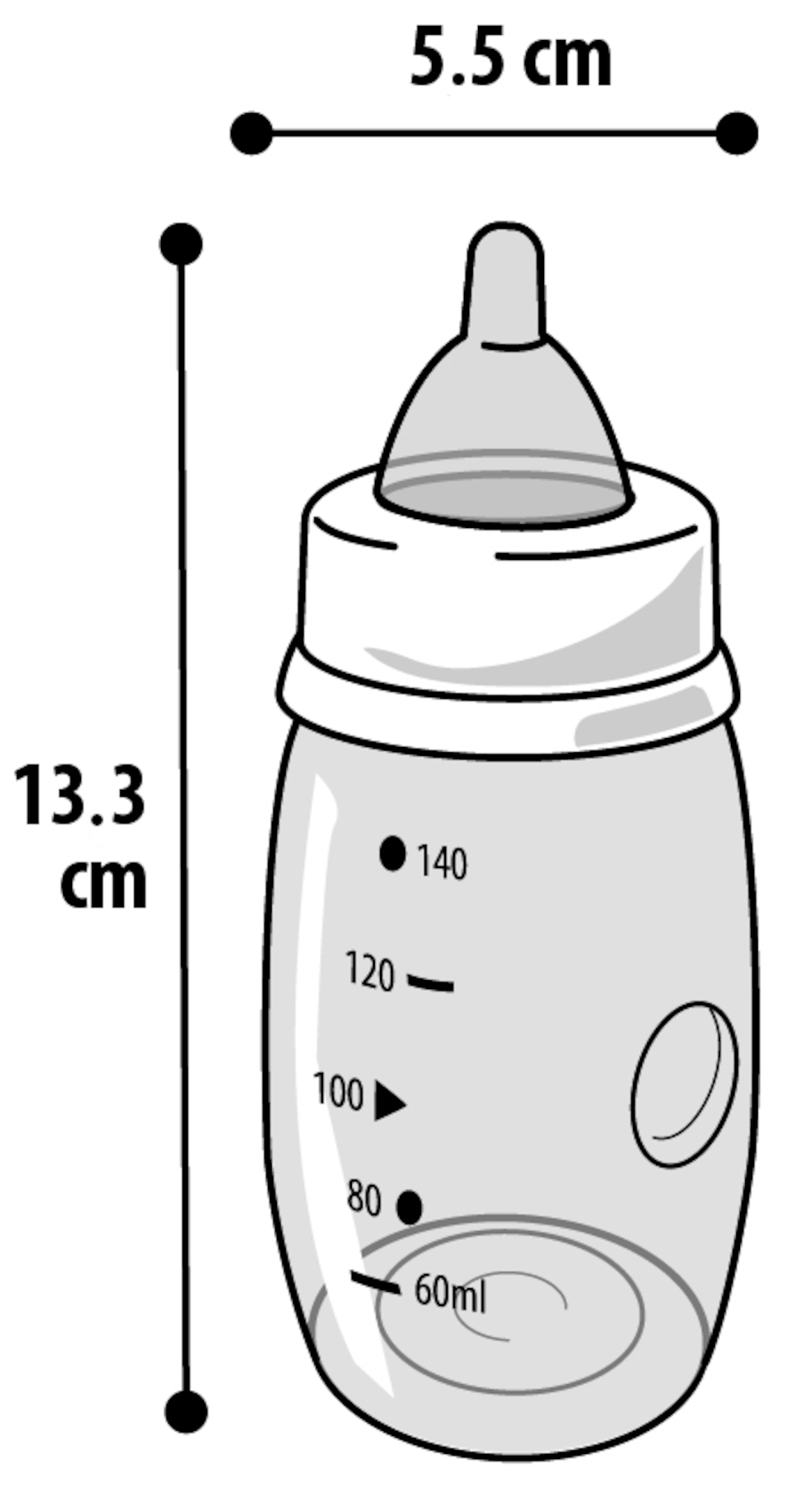 Flamingo Feeding set Akela White