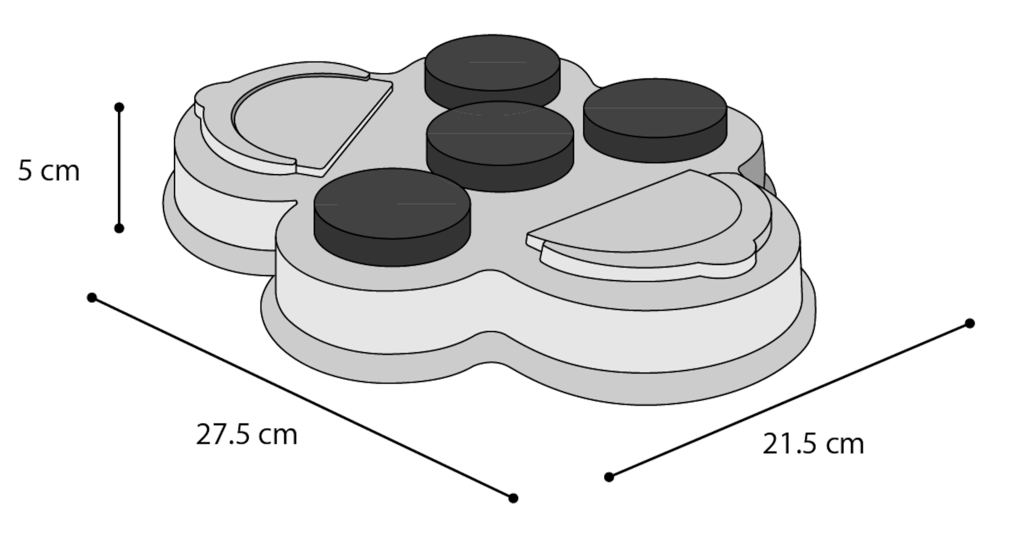 Flamingo Toy Brain train Albert  2 Grey