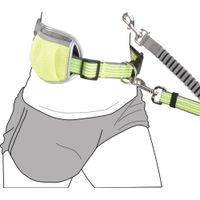 Flamingo Jogginglijn met heupriem Rono Fluo geel