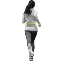 Flamingo Jogginglijn met heupriem Rono Fluo geel