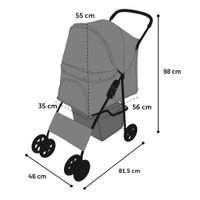 Flamingo Buggy Anda Black