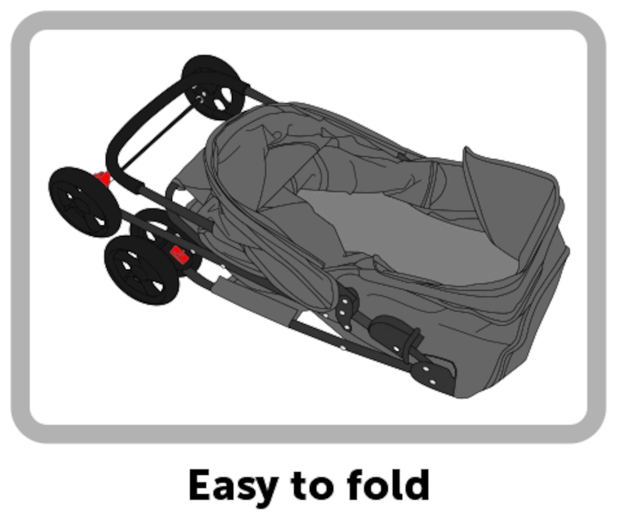 Flamingo Buggy Anda Black