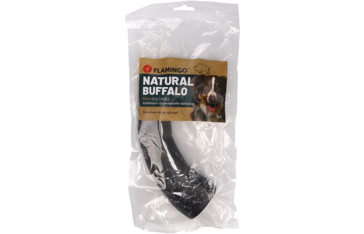 Flamingo Friandises Nature Corne de buffle large