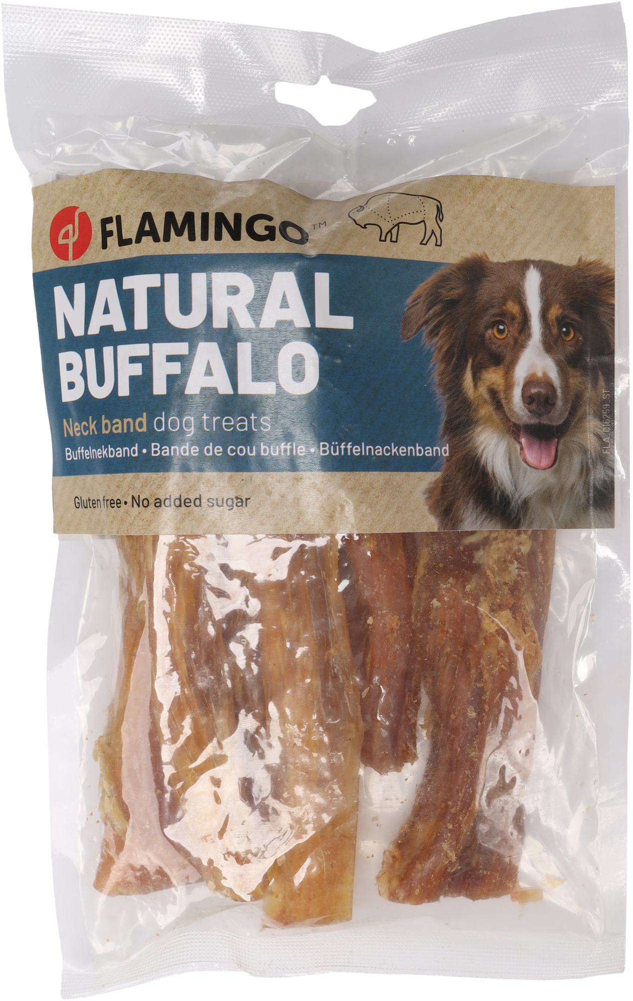 Flamingo Friandises Nature Bande de cou buffle