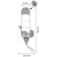 Flamingo Drinking bottle Hux Grey