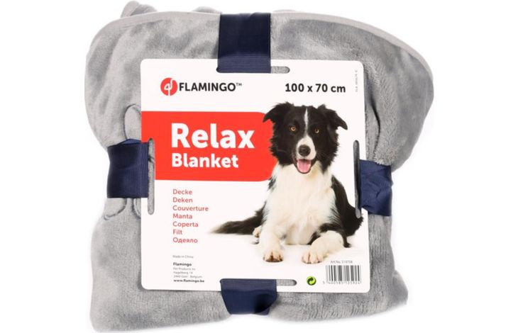 Flamingo Blanket Pulso Rectangle Light grey