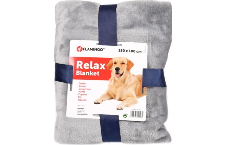 Flamingo Blanket Pulso Rectangle Light grey