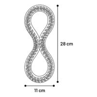 Flamingo Toy Aiko 8-shape Lime green