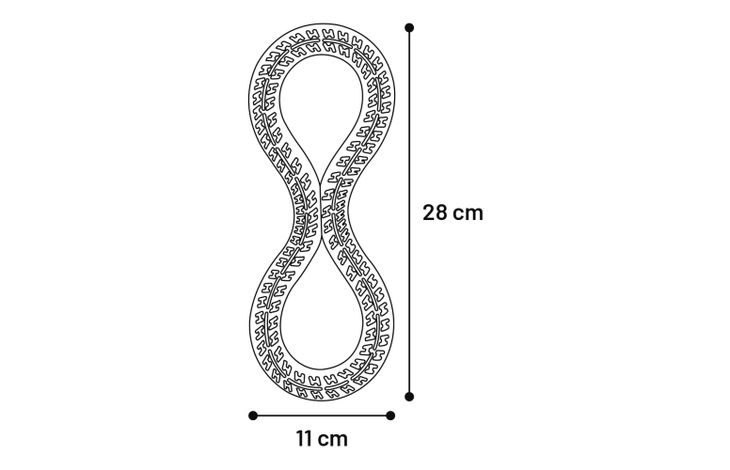 Flamingo Toy Aiko 8-shape Lime green