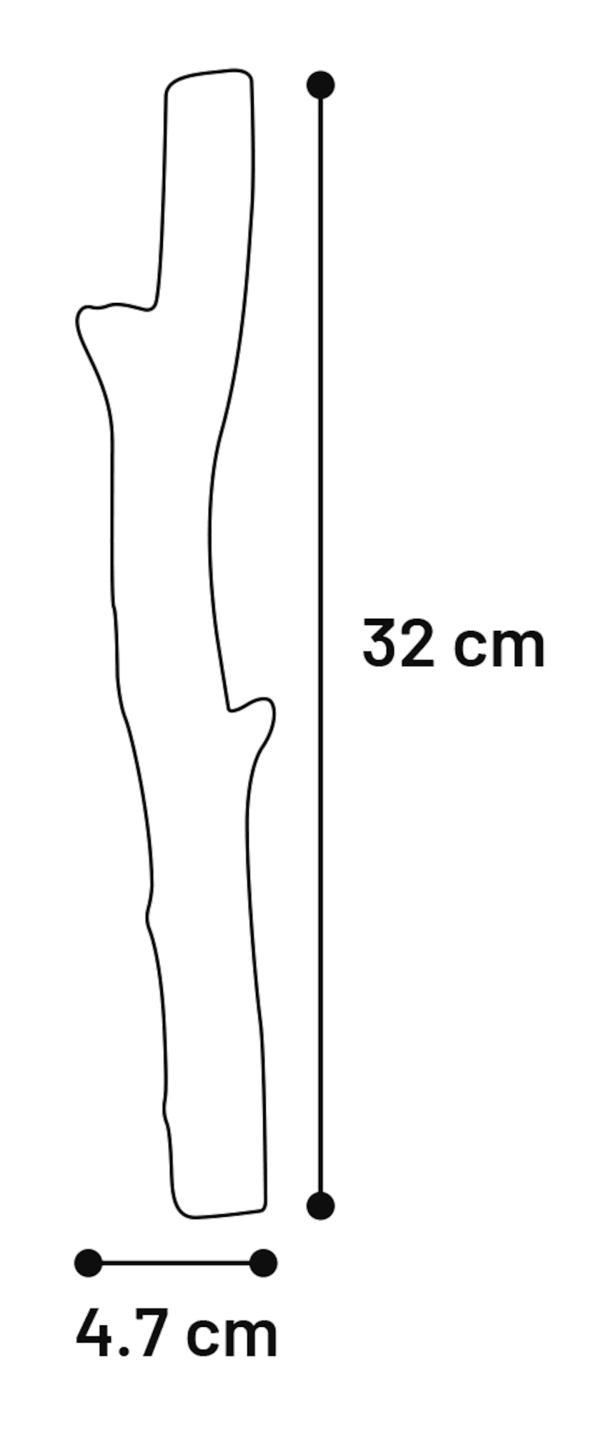 Flamingo Toy Branko Branch Light brown