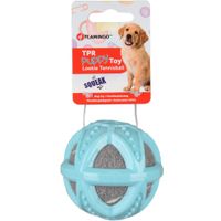 Flamingo Toy Puppy Loekie Tennis ball with ball Turquoise