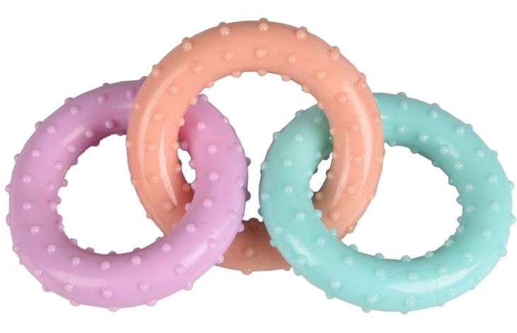 Flamingo Toy Puppy Loekie Elephant & Bone & Ring Mix