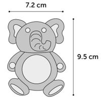 Flamingo Toy Puppy Loekie Elephant & Bone & Ring Mix