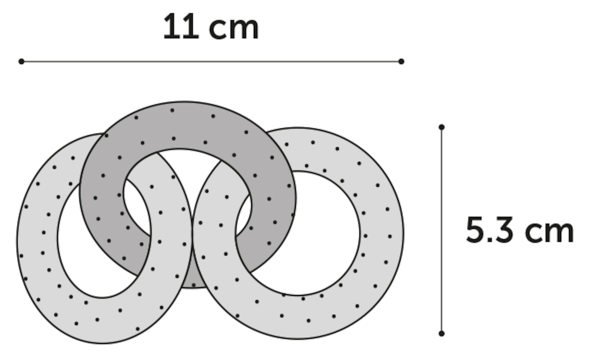 Flamingo Toy Puppy Loekie Elephant & Bone & Ring Mix